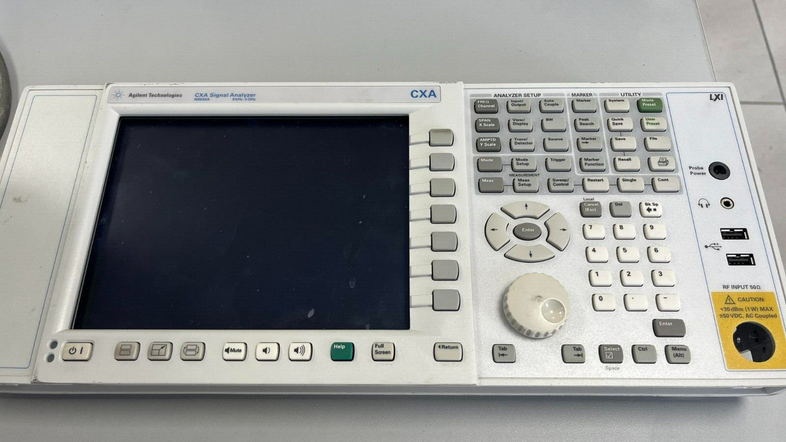 Agilent N9000A CXA Panel 3-6 GHz