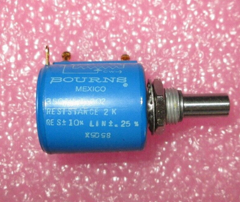 Bourns 3501H-1-202 Potentiometer 2kOhm 10-Turn Precision