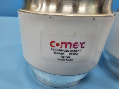 COMET CVHE-80AC/20-AAAB-A1 Variable Vacuum Capacitor