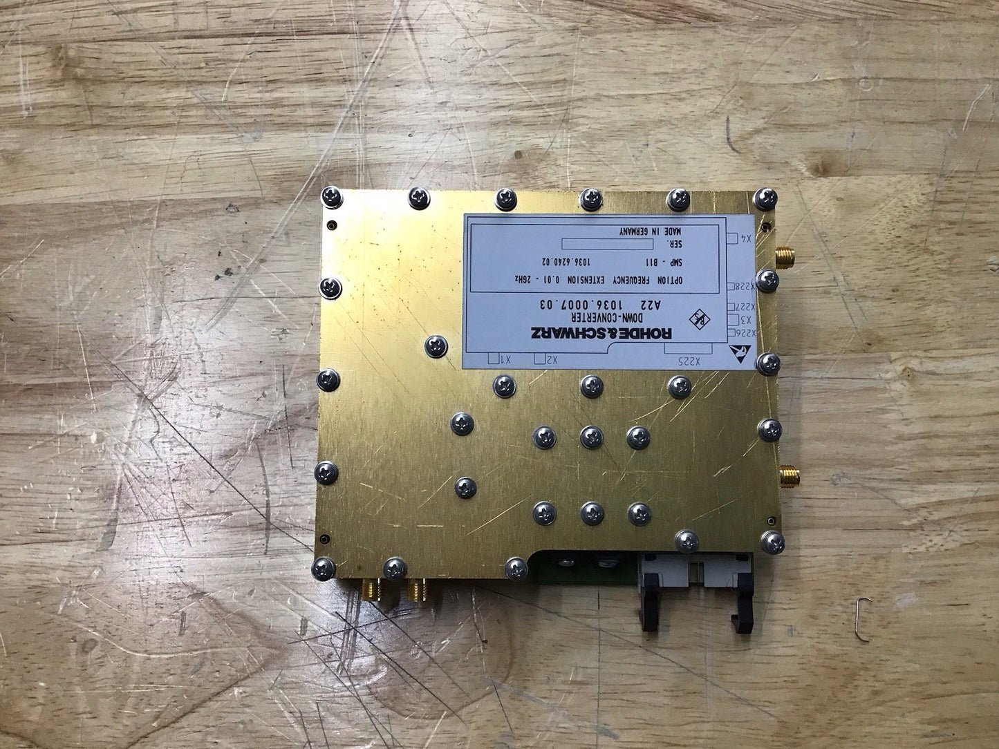 Rohde & Schwarz SMP02 Down Converter A22