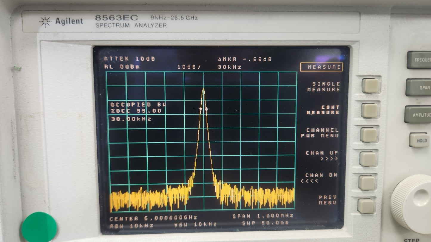 Agilent 8563EC 9kHz-26.5GHz Spectrum Analyzer Opt 007