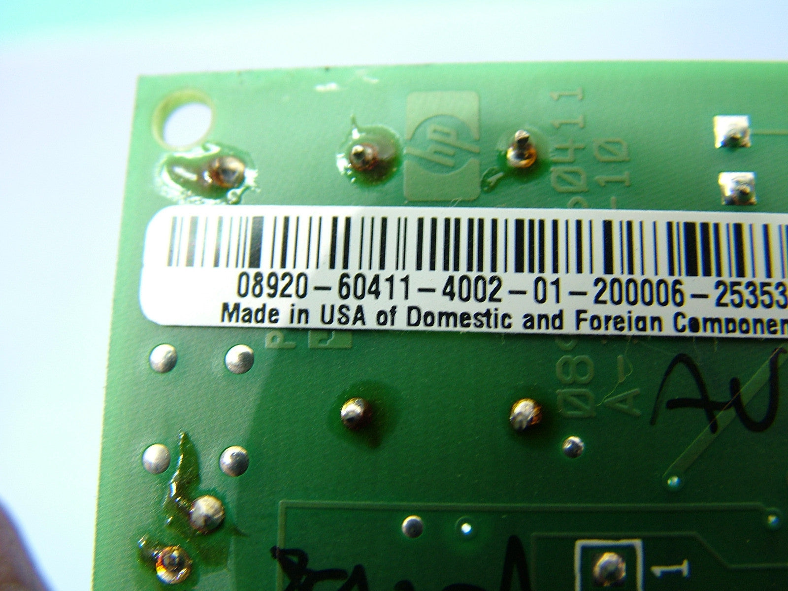 HP Audio Board 08920-60411 60154 8920A