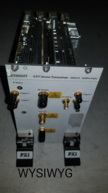 PXIe 6 GHz Vector Transceiver Keysight M9421A WLAN opt