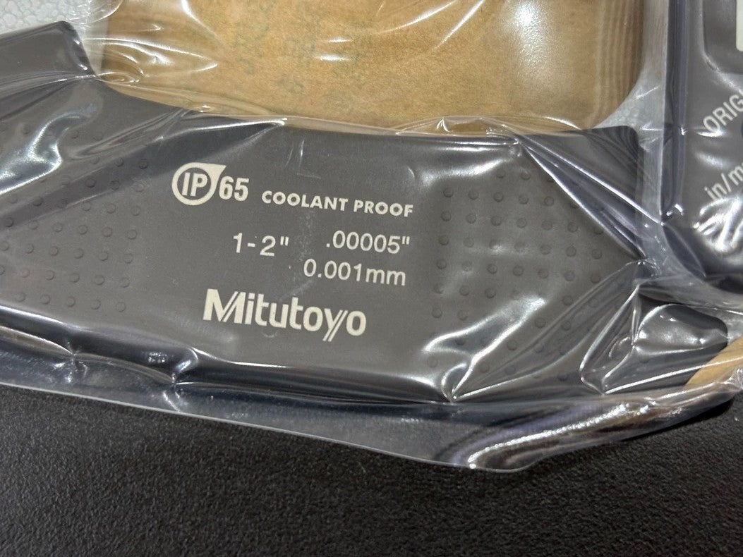 New Mitutoyo 293-341-30 1-2in Digimatic Micrometer 0.001mm