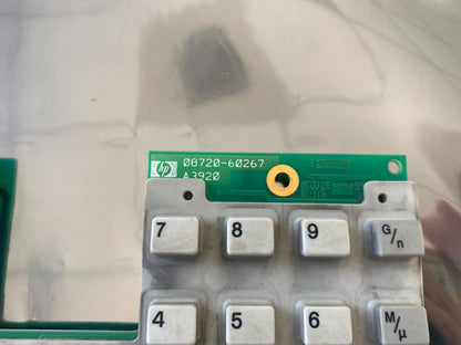 Agilent 08720-60267 VNA Keypad Board 8753E