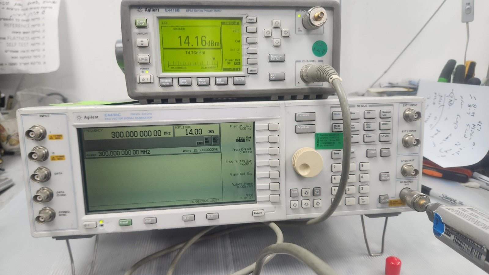 Agilent E4438C Vector Signal Generator 250kHz-6GHz