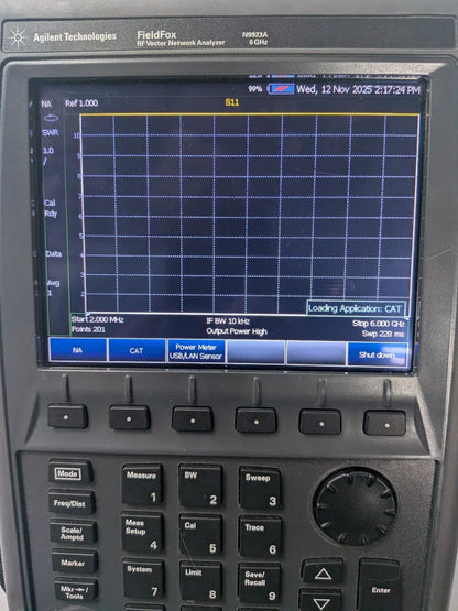 Keysight Agilent N9923A 6GHz Vector Network Analyzer
