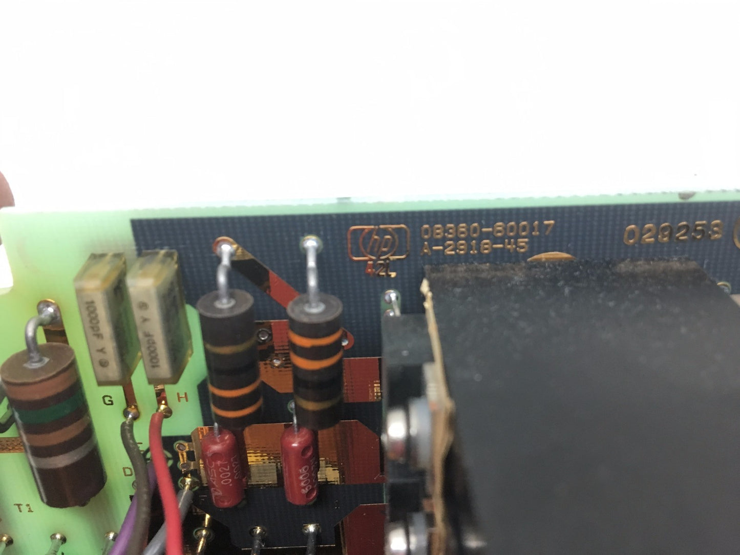 HP Agilent 08360-60017 Rectifier Filter Assembly