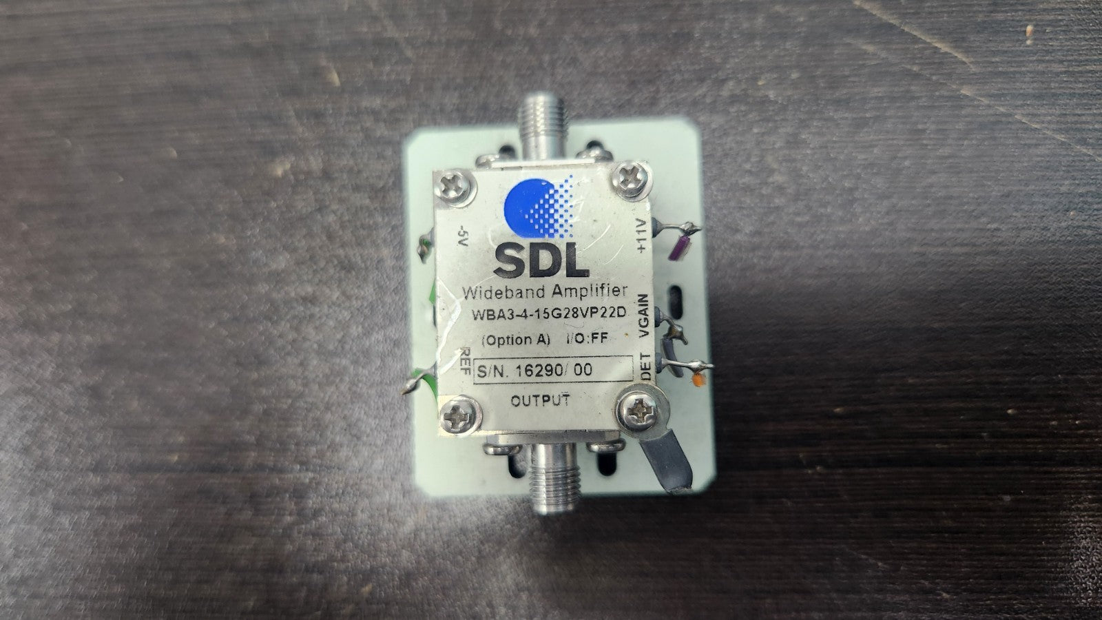 SDL WBA3-4-15G28VP22D Wideband Amplifier 22dB