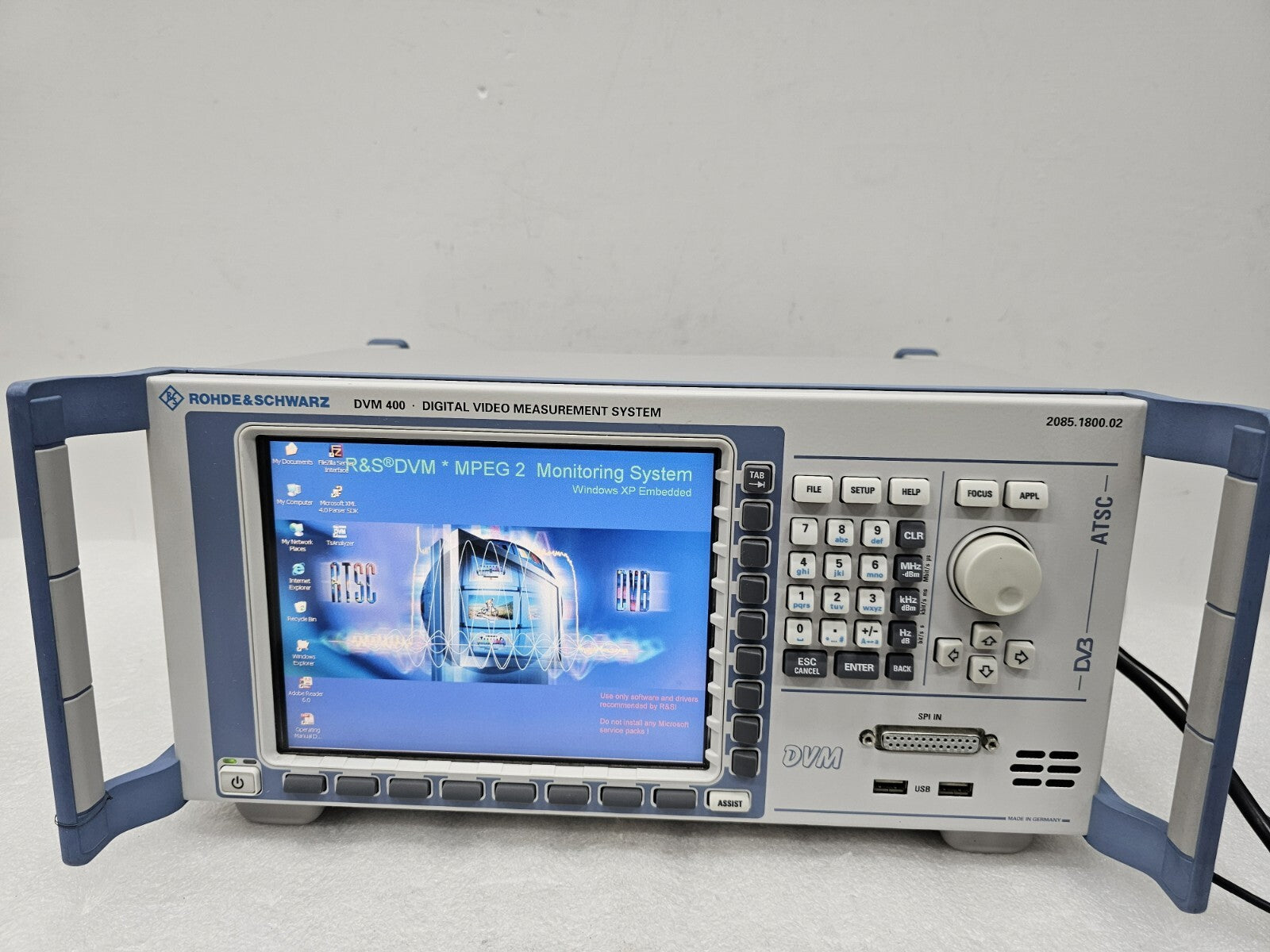 Rohde & Schwarz DVM 400 Digital Video Measurement System