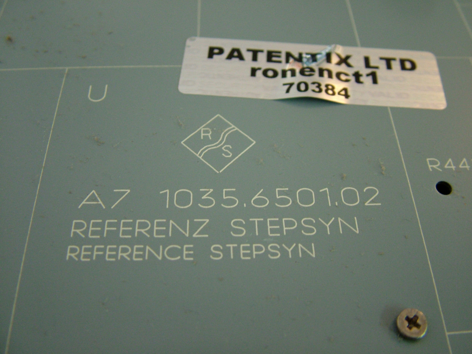 Rohde A7 1035.6501.02 Reference STEPSYN Board