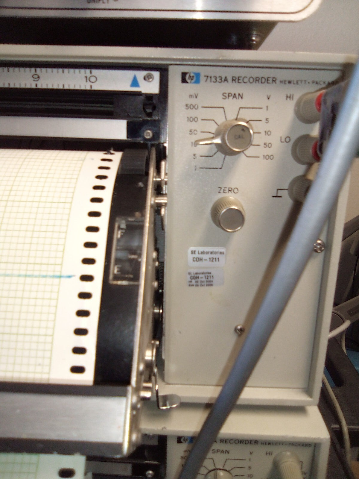 Strip Chart Recorder HP7132A High Sensitivity 1mV-100V