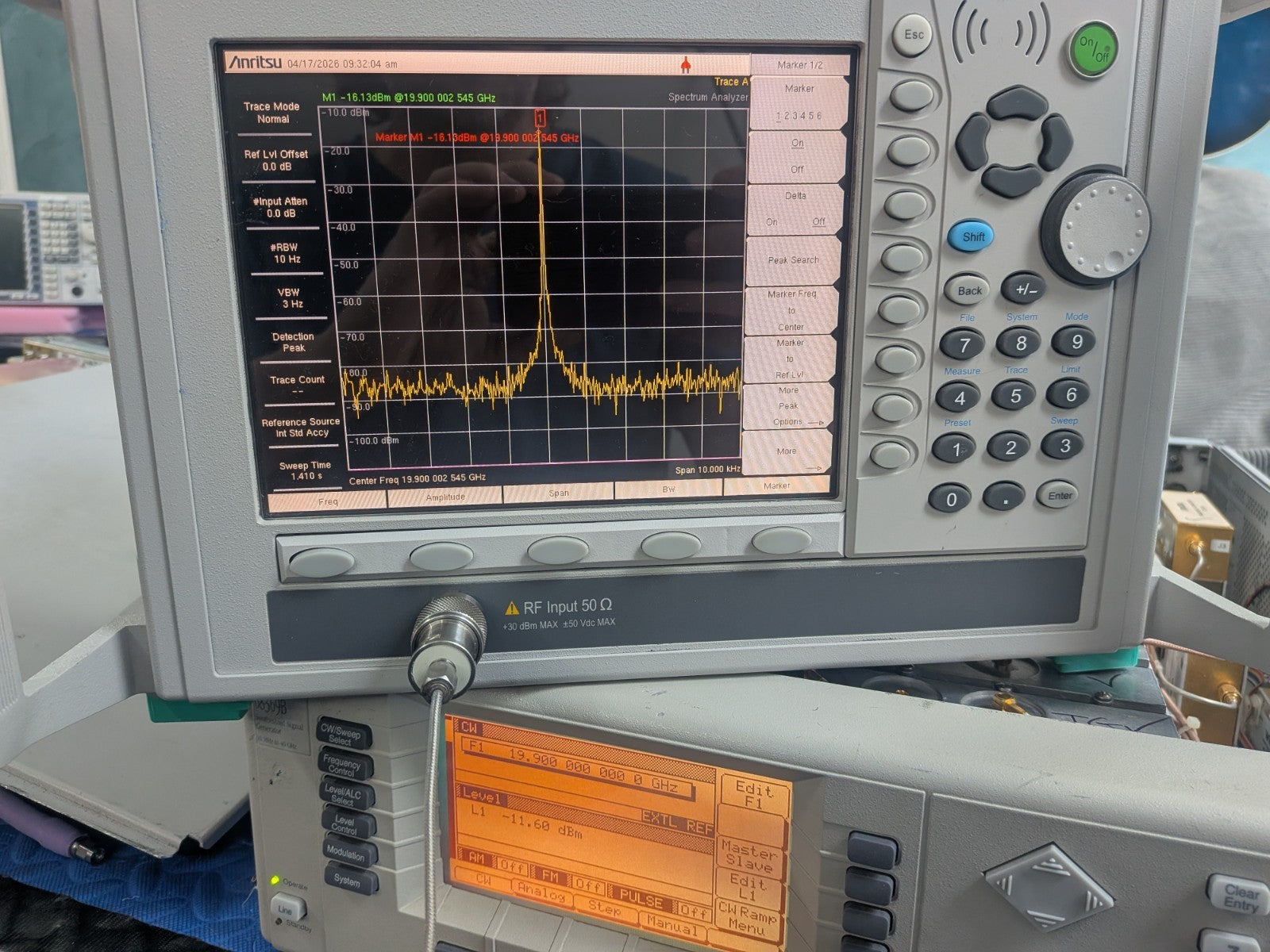 Anritsu MS2719B Portable Spectrum Analyzer 20 GHz