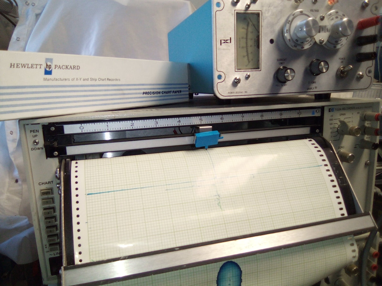 Strip Chart Recorder HP7132A High Sensitivity 1mV-100V