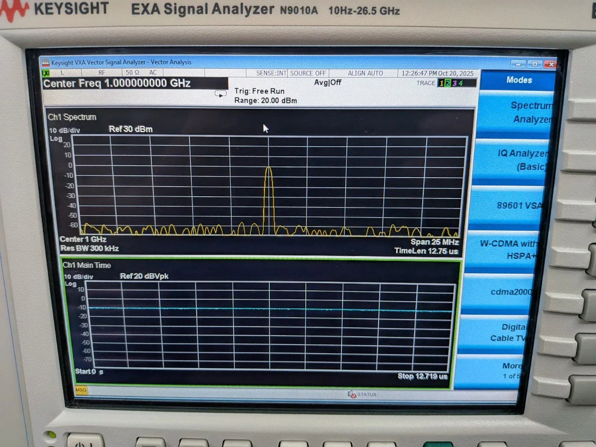 Agilent Keysight N9010A 26.5GHz Spectrum Analyzer