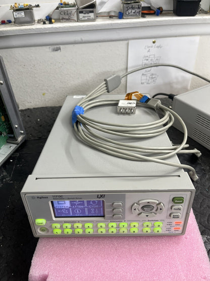 Agilent LXI 11713C Attenuator Switch Driver +5/+15/+24V 2 Banks