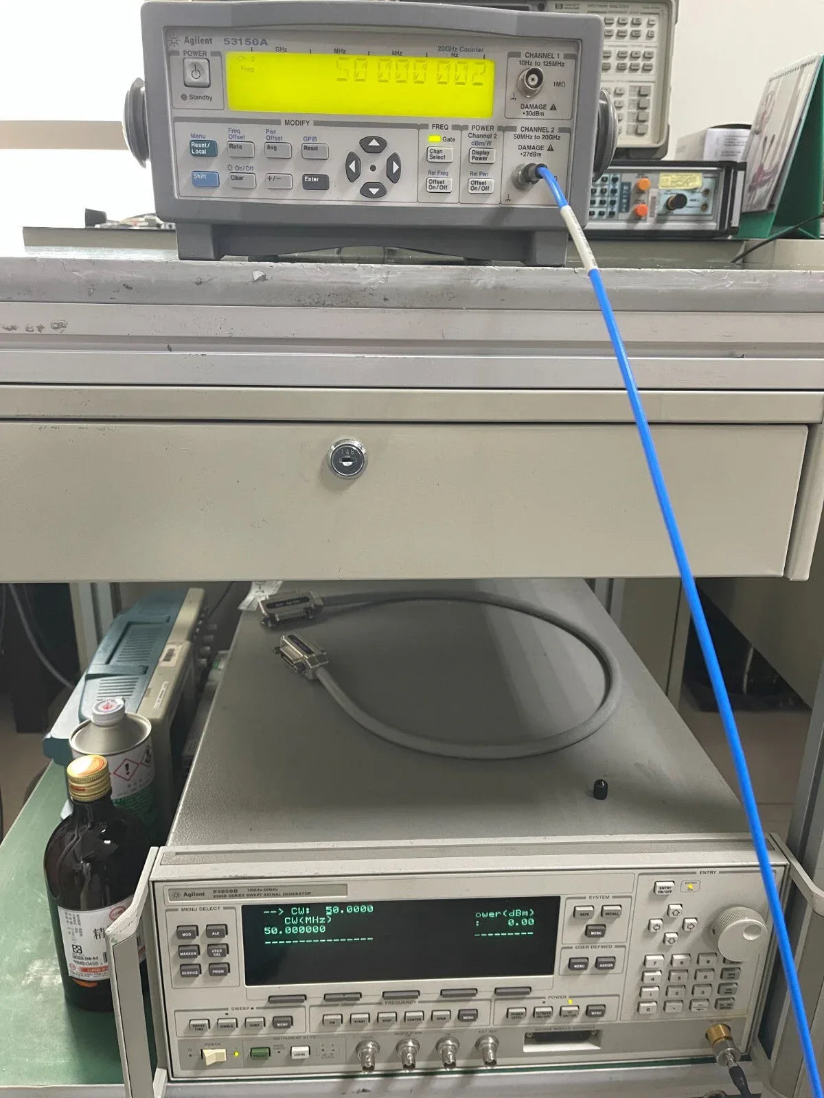 Agilent 53150A 10Hz-20GHz Microwave Freq Counter