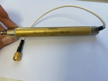 Band Pass Filter 160 MHz 4 MHz BW 1.2 dB