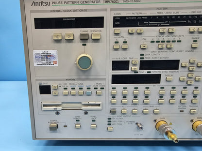 Anritsu MP1763C Pulse Pattern Generator 0.05-12.5GHz