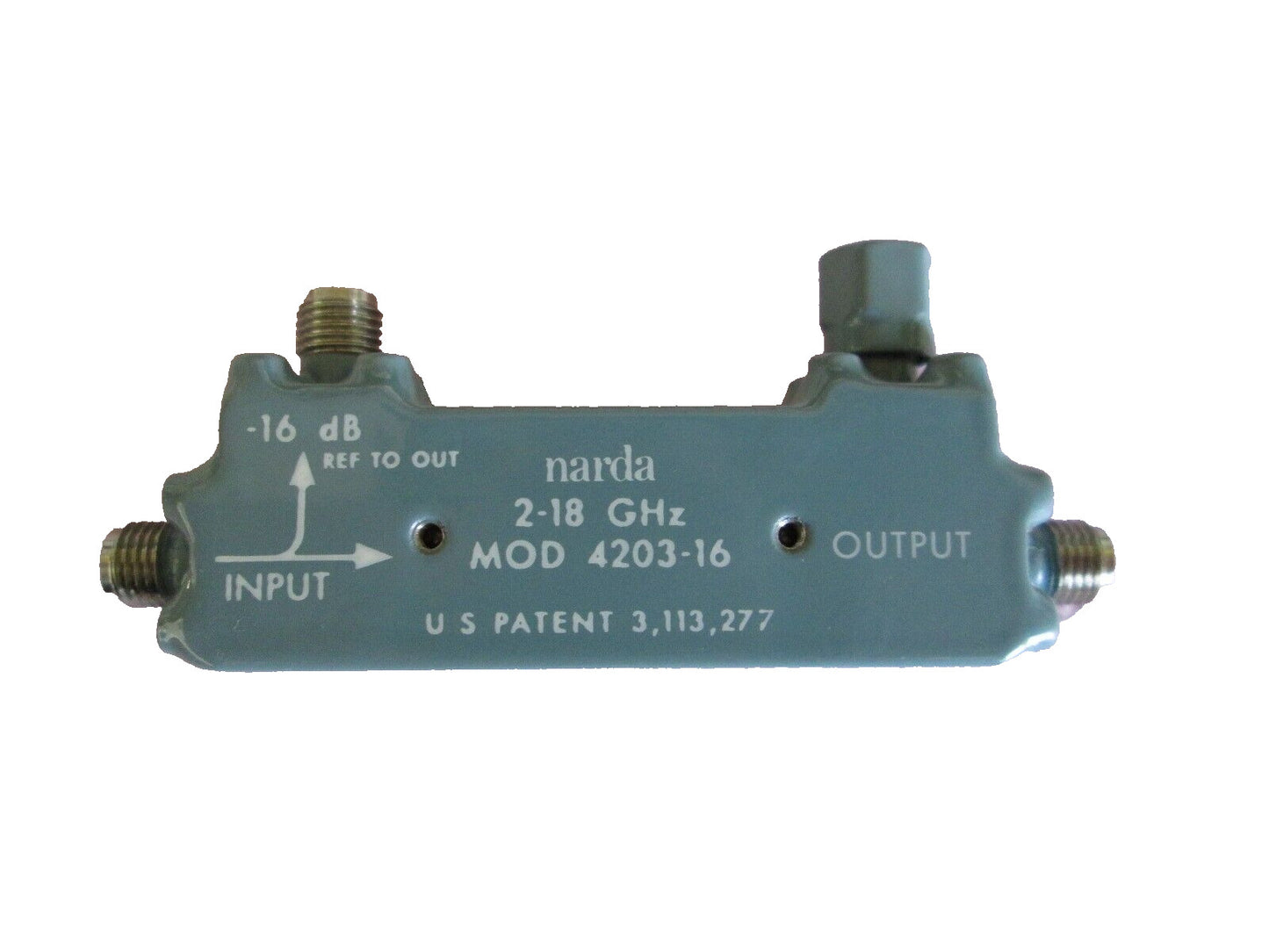 Directional Coupler 2-18 GHz 20W Narda 4203-16 SMA New