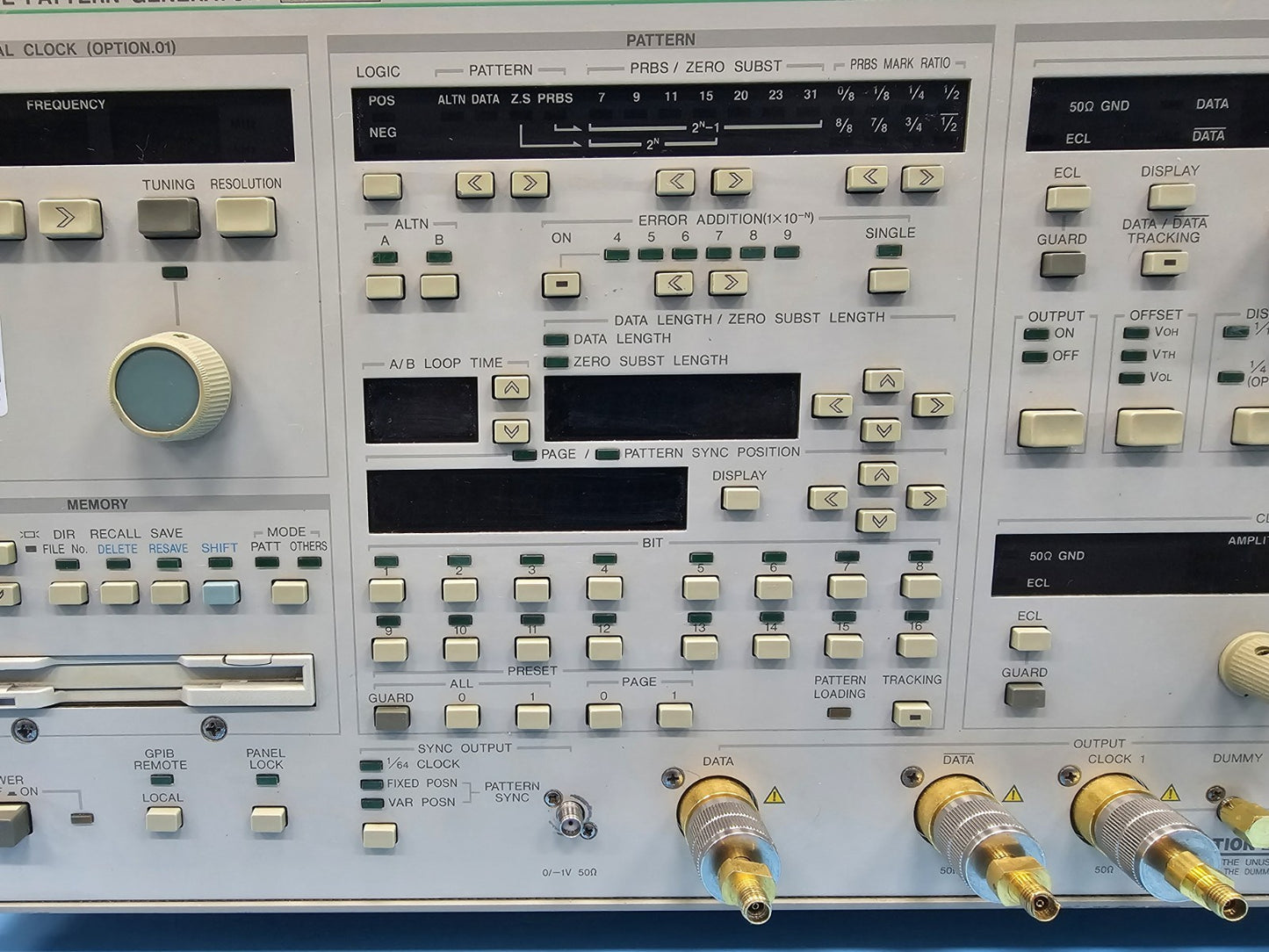 Anritsu MP1763C Pulse Pattern Generator 0.05-12.5GHz