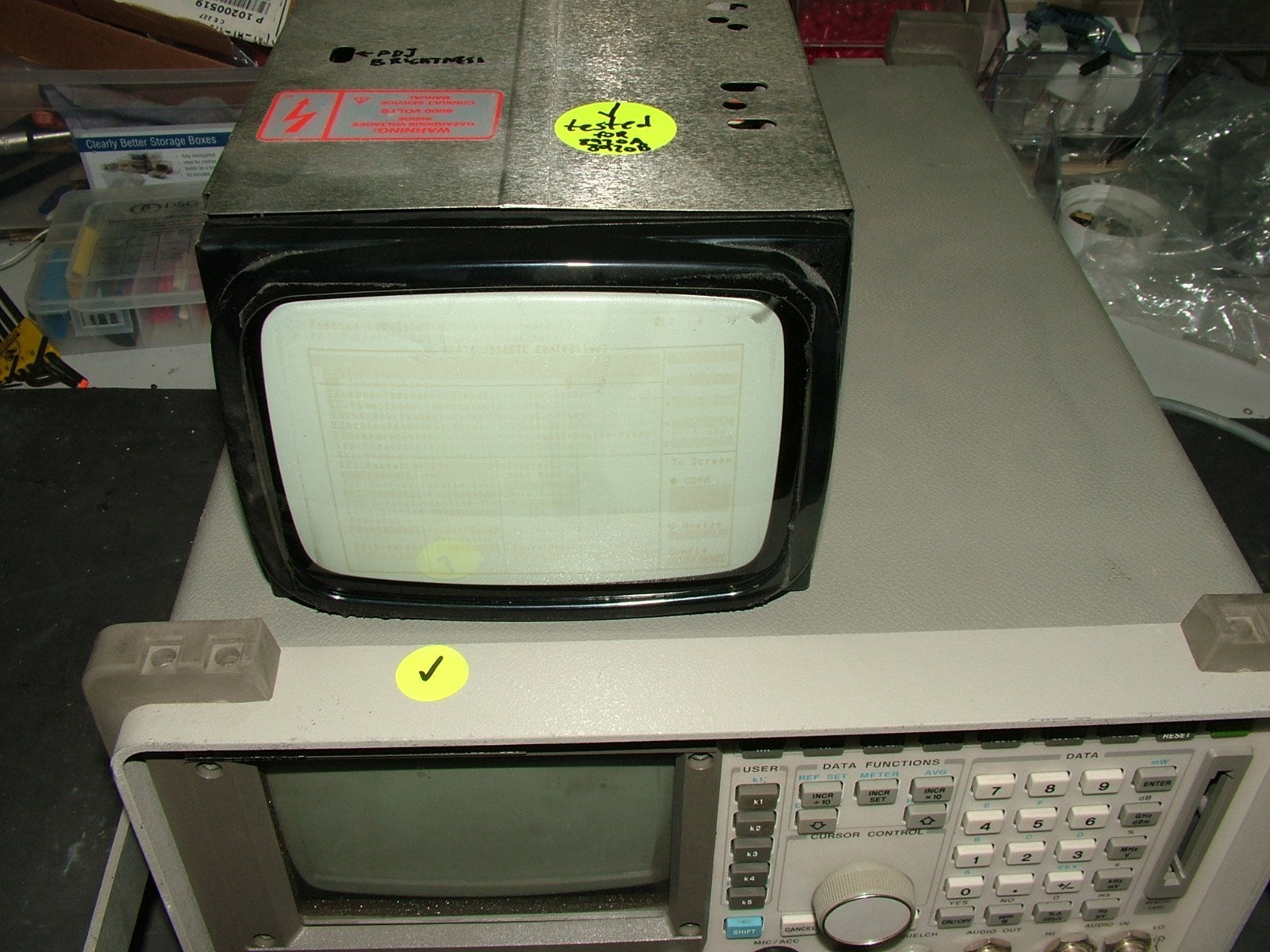 CRT Display for HP 8920A 8920B