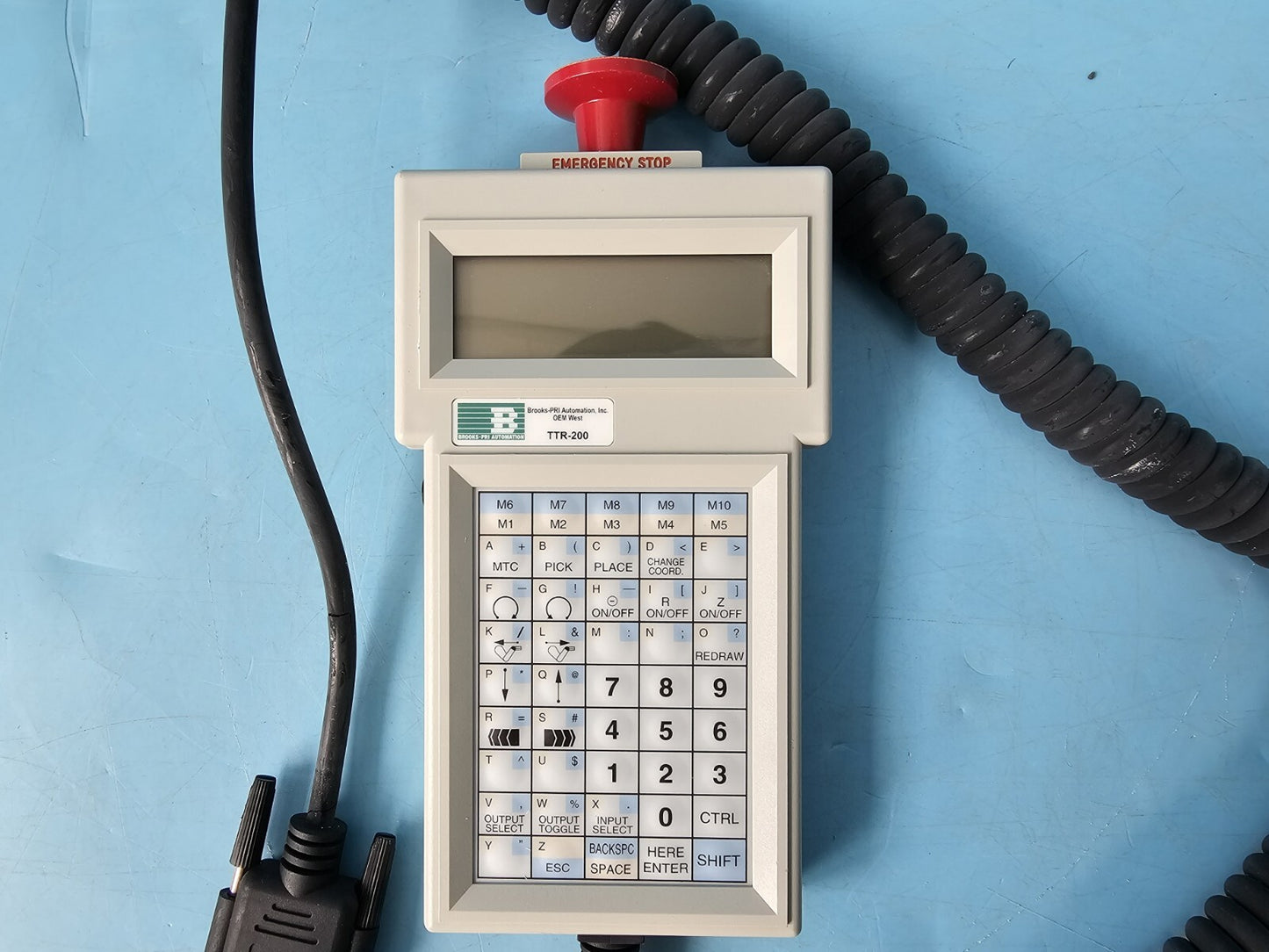 Brooks PRI Automation TTR-200 110976 Teach Pendant