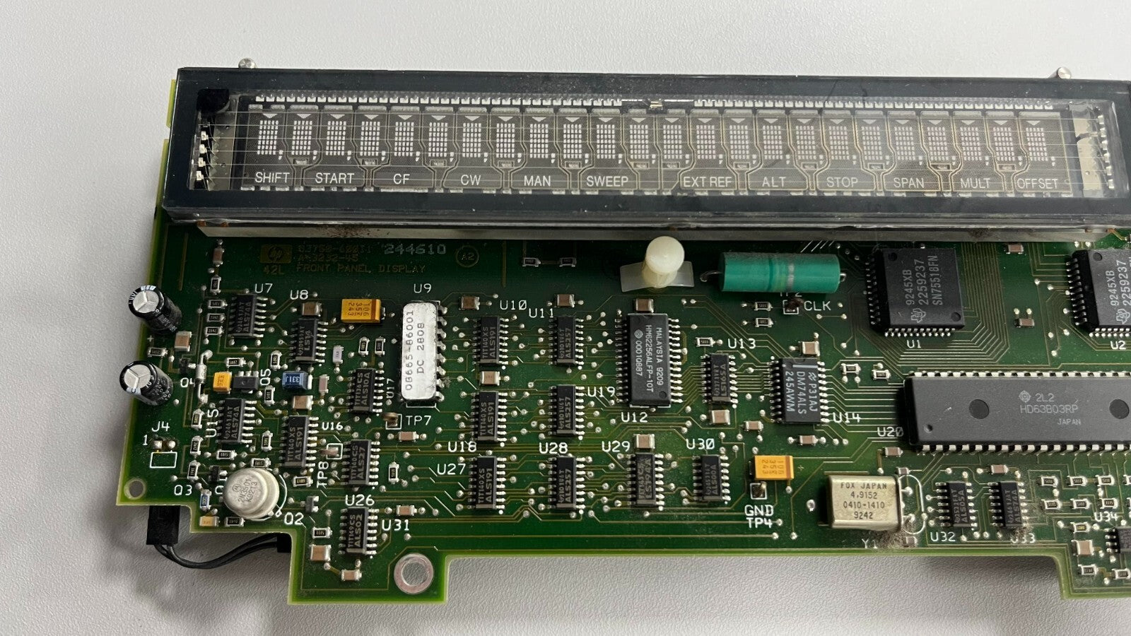 Agilent 83750-60011 VFD Display 83751A 83752A