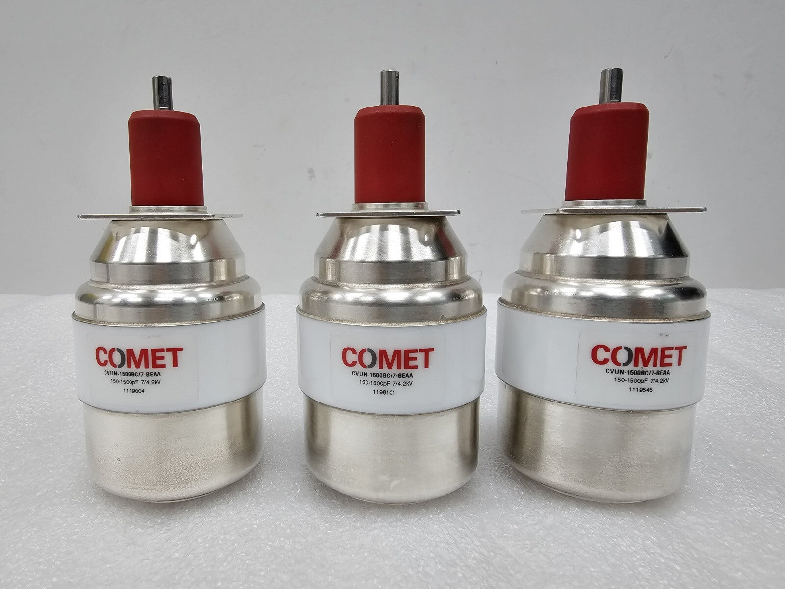 COMET CVUN-1500BC/7-BEAA 150-1500pF Vacuum Capacitor