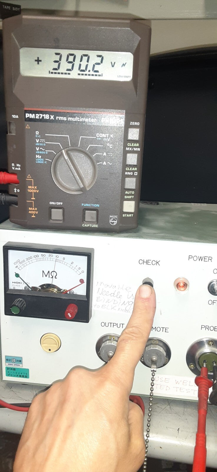 Hioki Megger Megohm Meter 1000 MOhm 400V