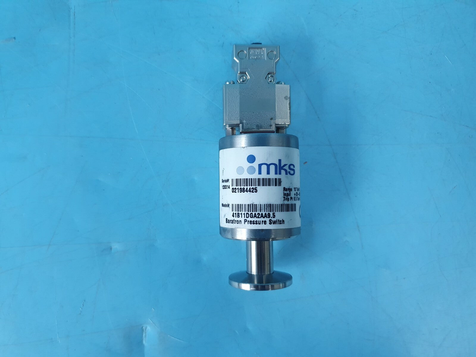 MKS 41B11DGA2AA9.5 Baratron Switch 10 Torr