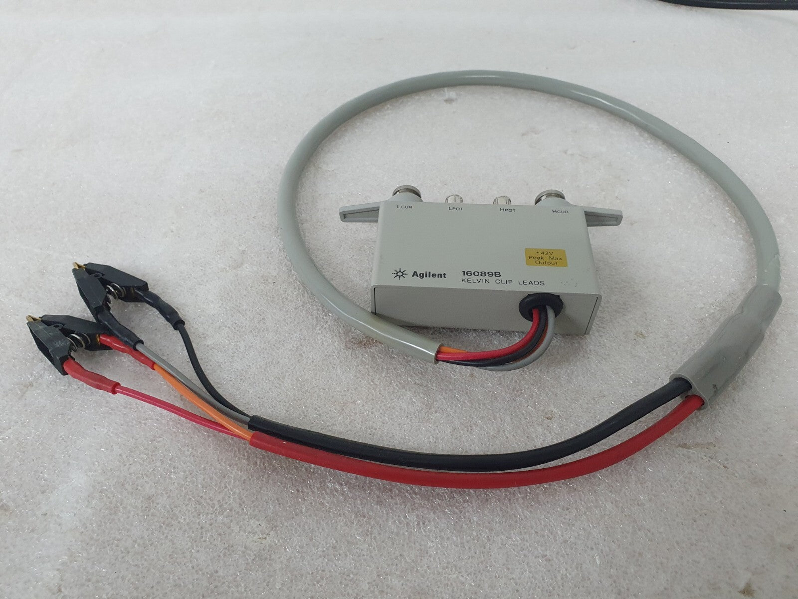 Agilent 16089B OPT:800 Kelvin Clip Leads