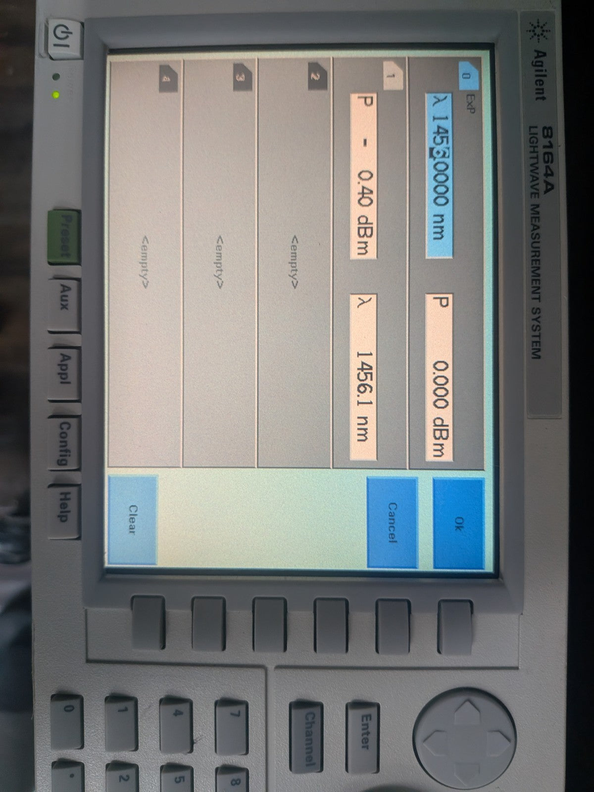Agilent Keysight 8164A Plus Tunable Laser 81682a