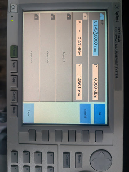 Agilent Keysight 8164A Plus Tunable Laser 81682a