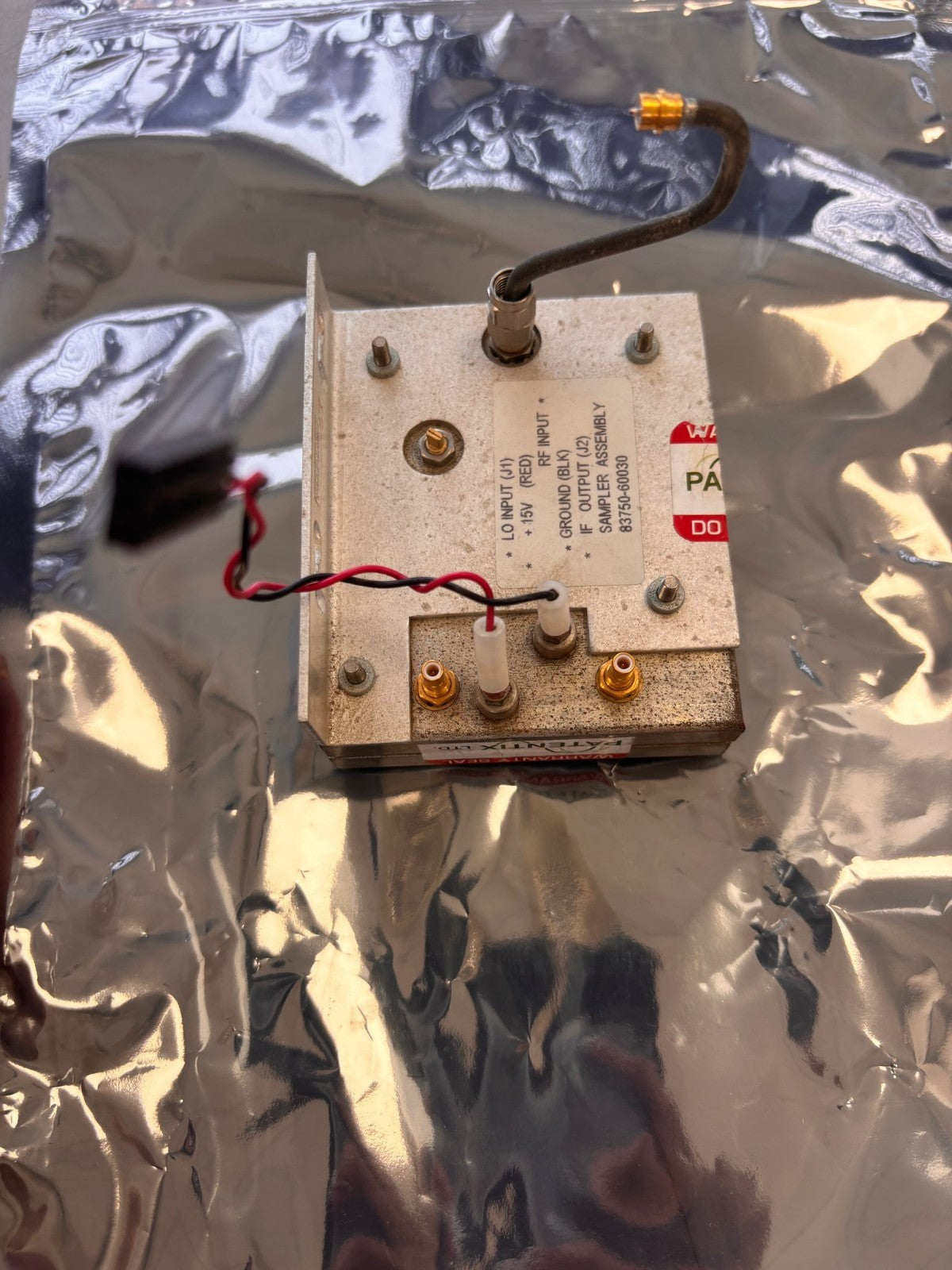 Agilent 83750-60030 Sampler for 83752A