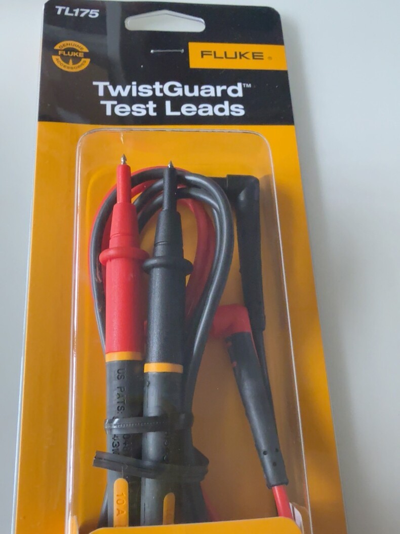 New Fluke TL175 TwistGuard Test Leads CAT III