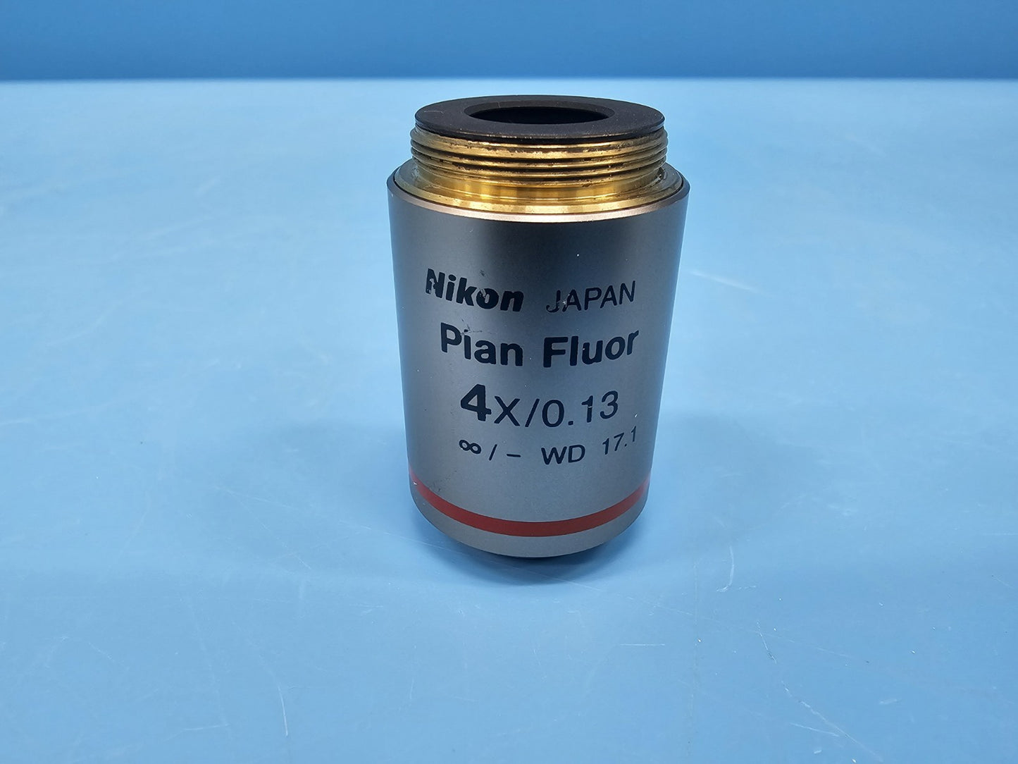 Nikon Plan Fluor 4X/0.13 Microscope Objective
