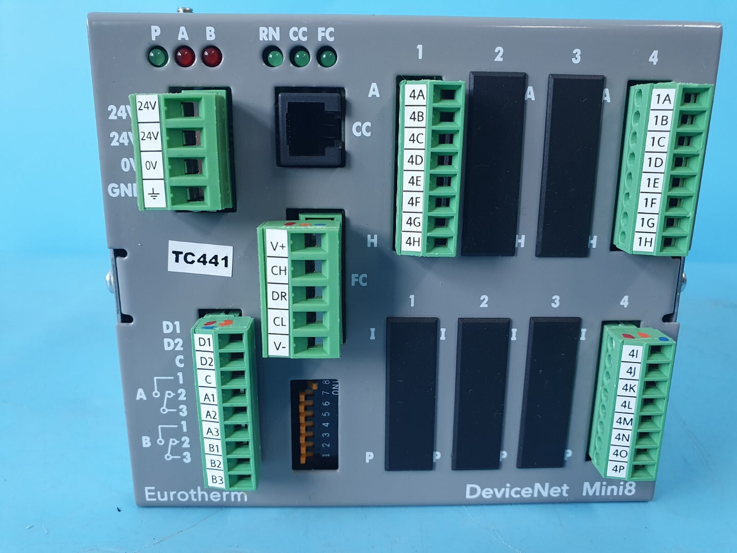 Eurotherm Mini8/4LP DeviceNet Temperature Controller