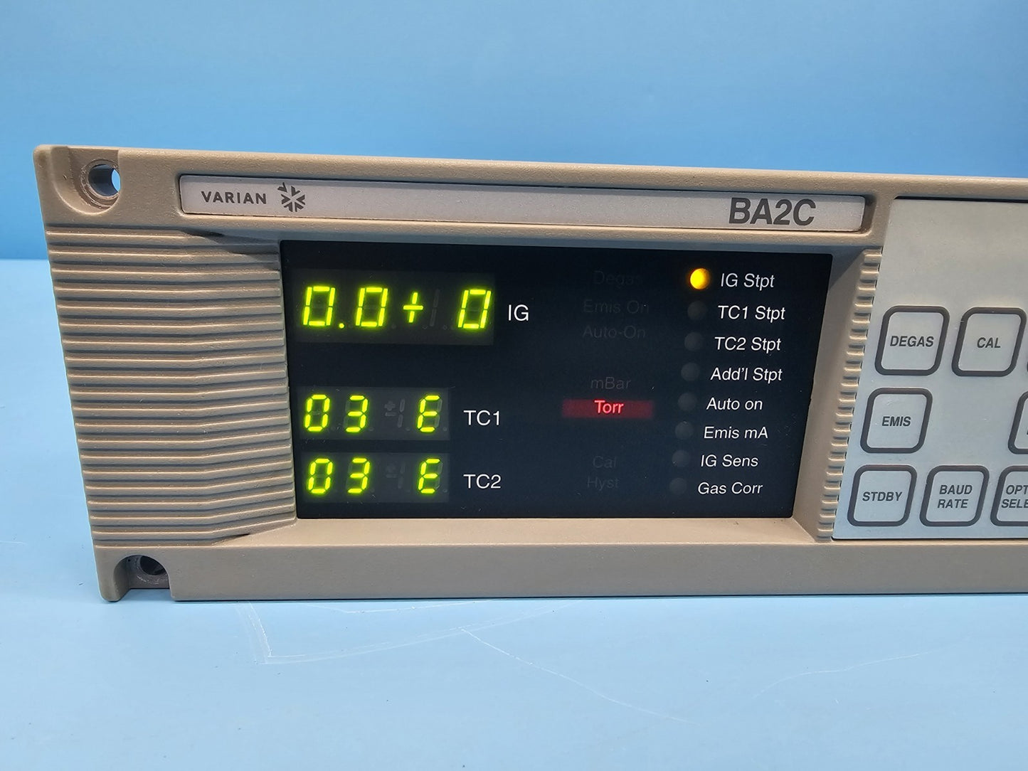 Varian BA2C Sentorr Vacuum Gauge Controller