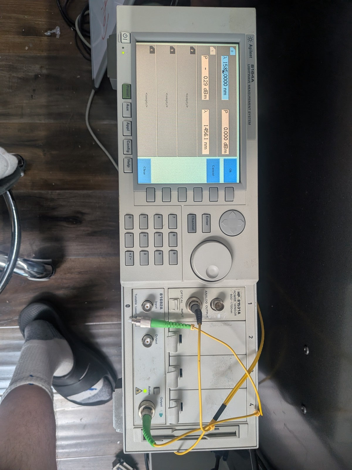 Agilent Keysight 8164A Plus Tunable Laser 81682a