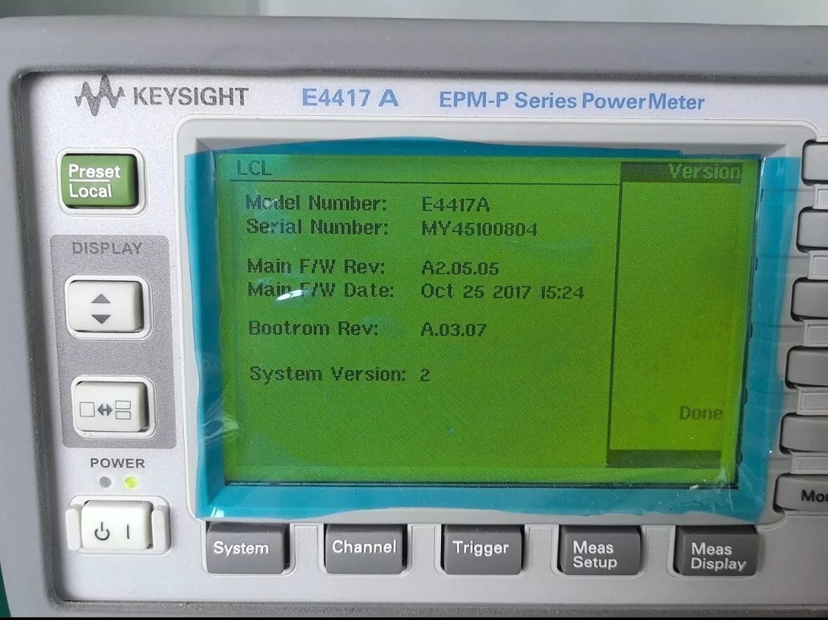 Used Keysight E4417A Dual Channel Power Meter