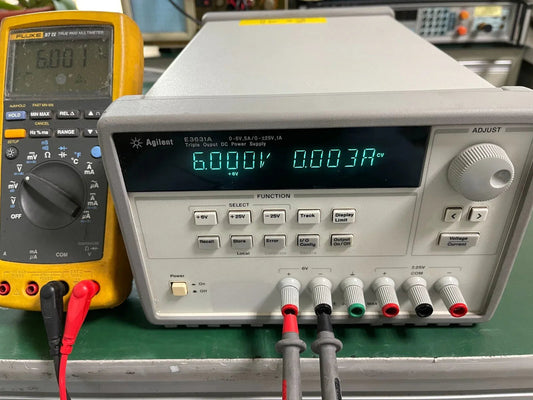 Agilent E3631A Triple Output 0-6V/5A 0-25V/1A PSU