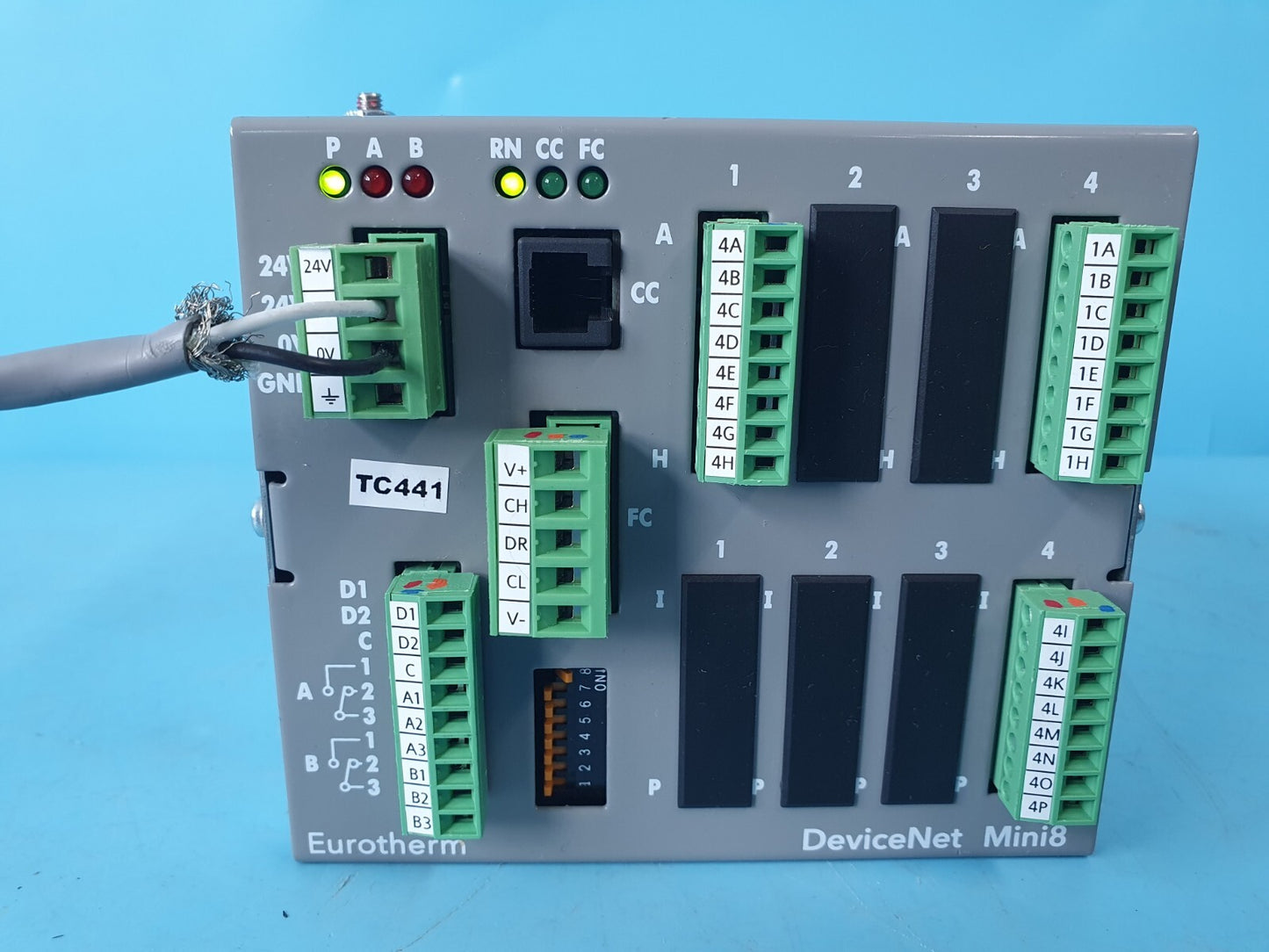 Eurotherm Mini8/4LP DeviceNet Temperature Controller