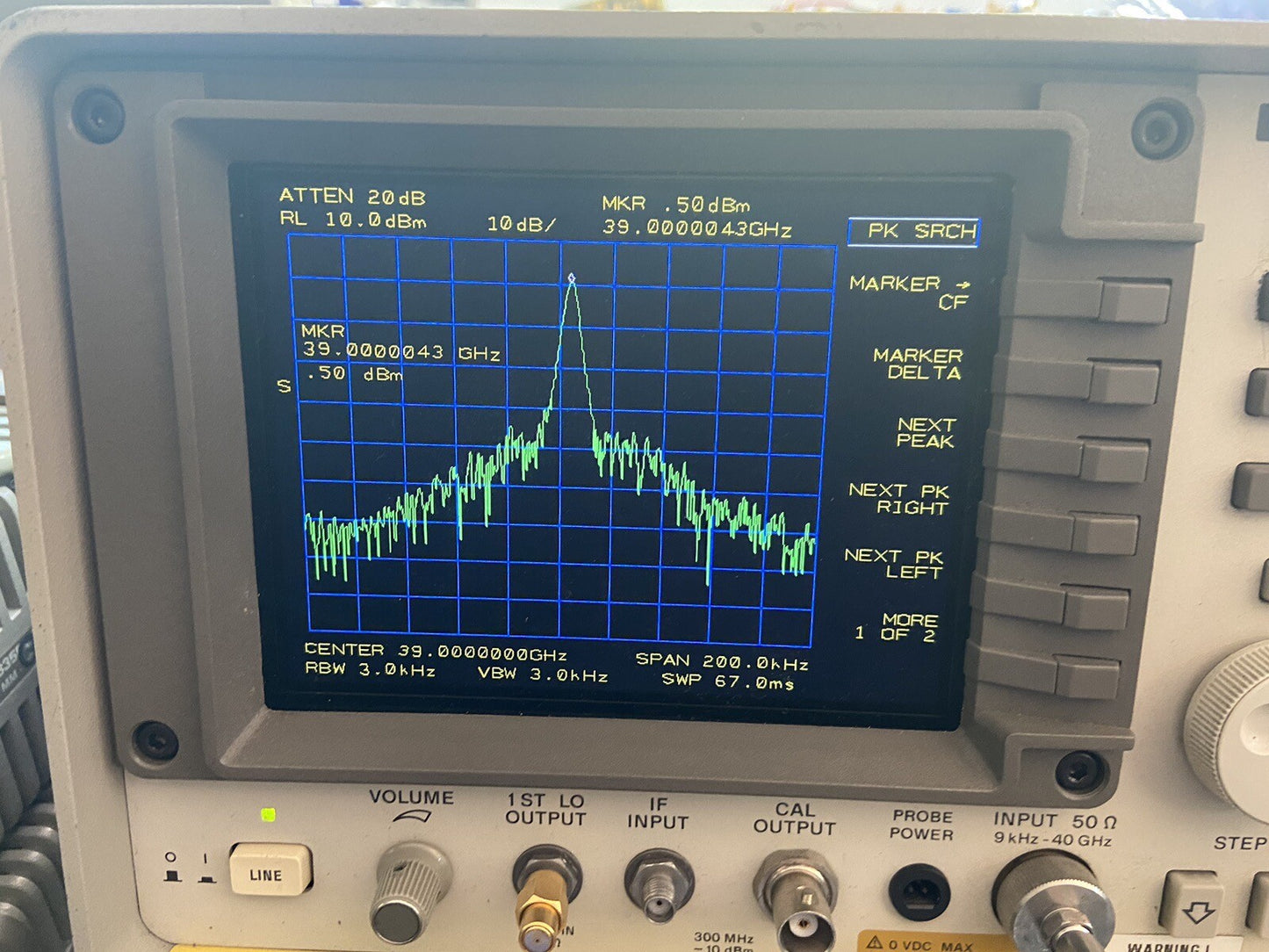 HP Agilent 83554A Millimeter-Wave Source 26.5-40 GHz