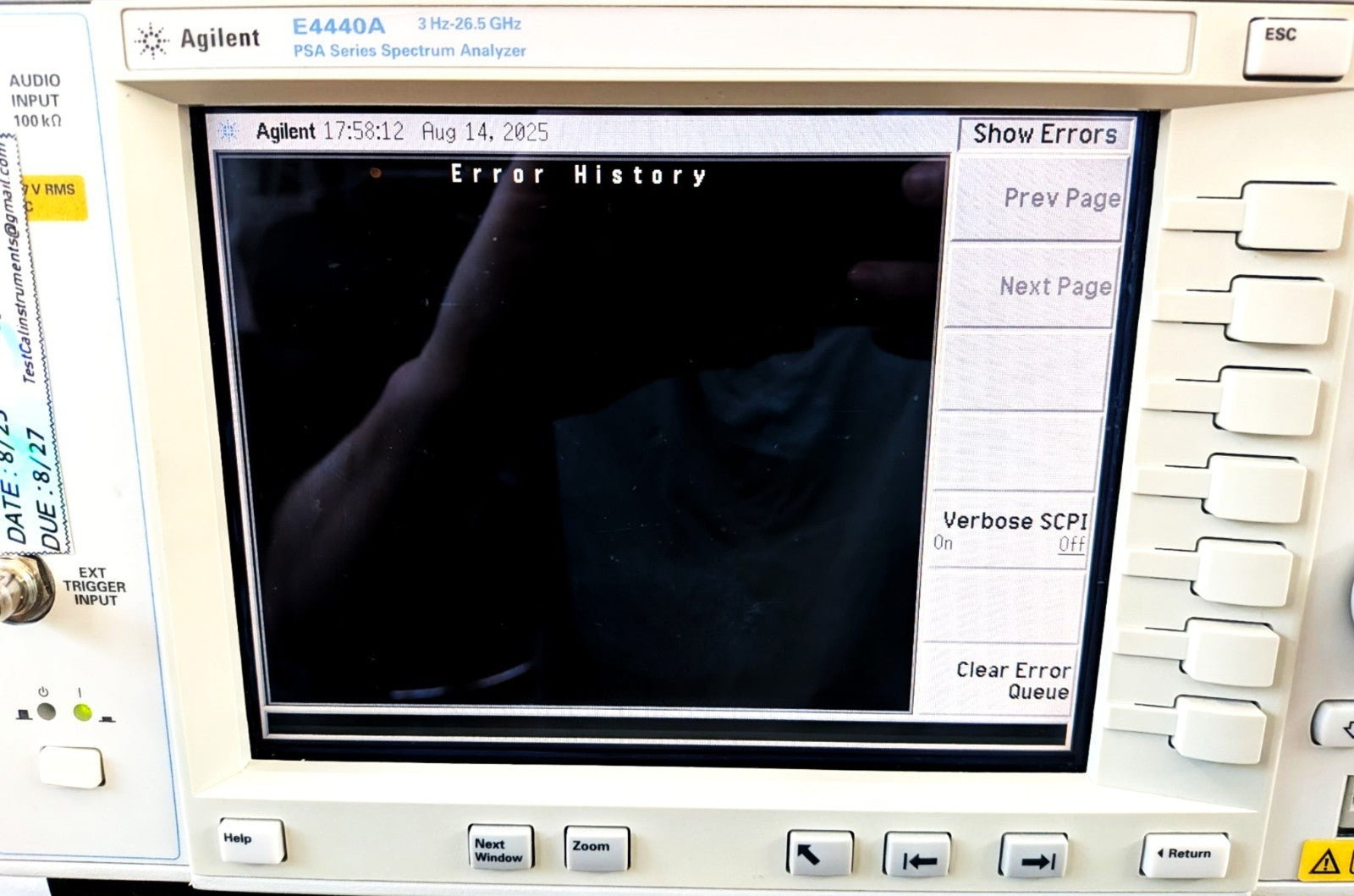Agilent E4440A Spectrum Analyzer 26.5GHz