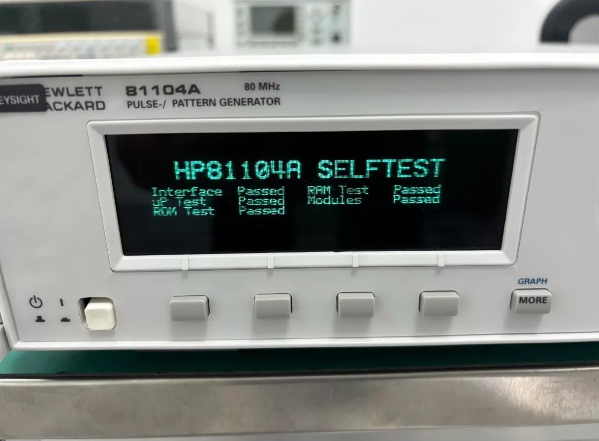 Used Agilent 81104A 80MHz Pulse Pattern Generator