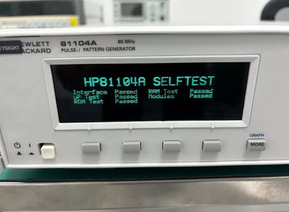 Used Agilent 81104A 80MHz Pulse Pattern Generator