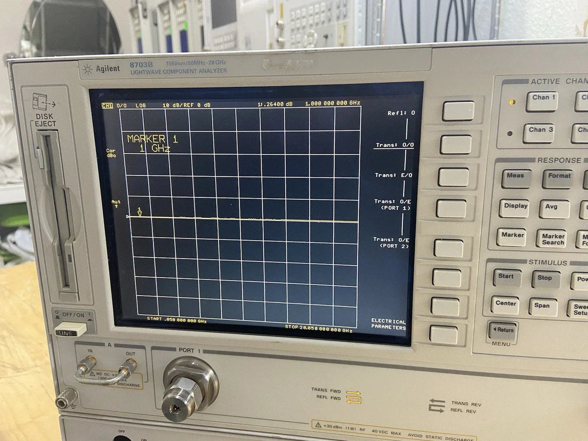 Agilent 8703B 20GHz Lightwave Network Analyzer