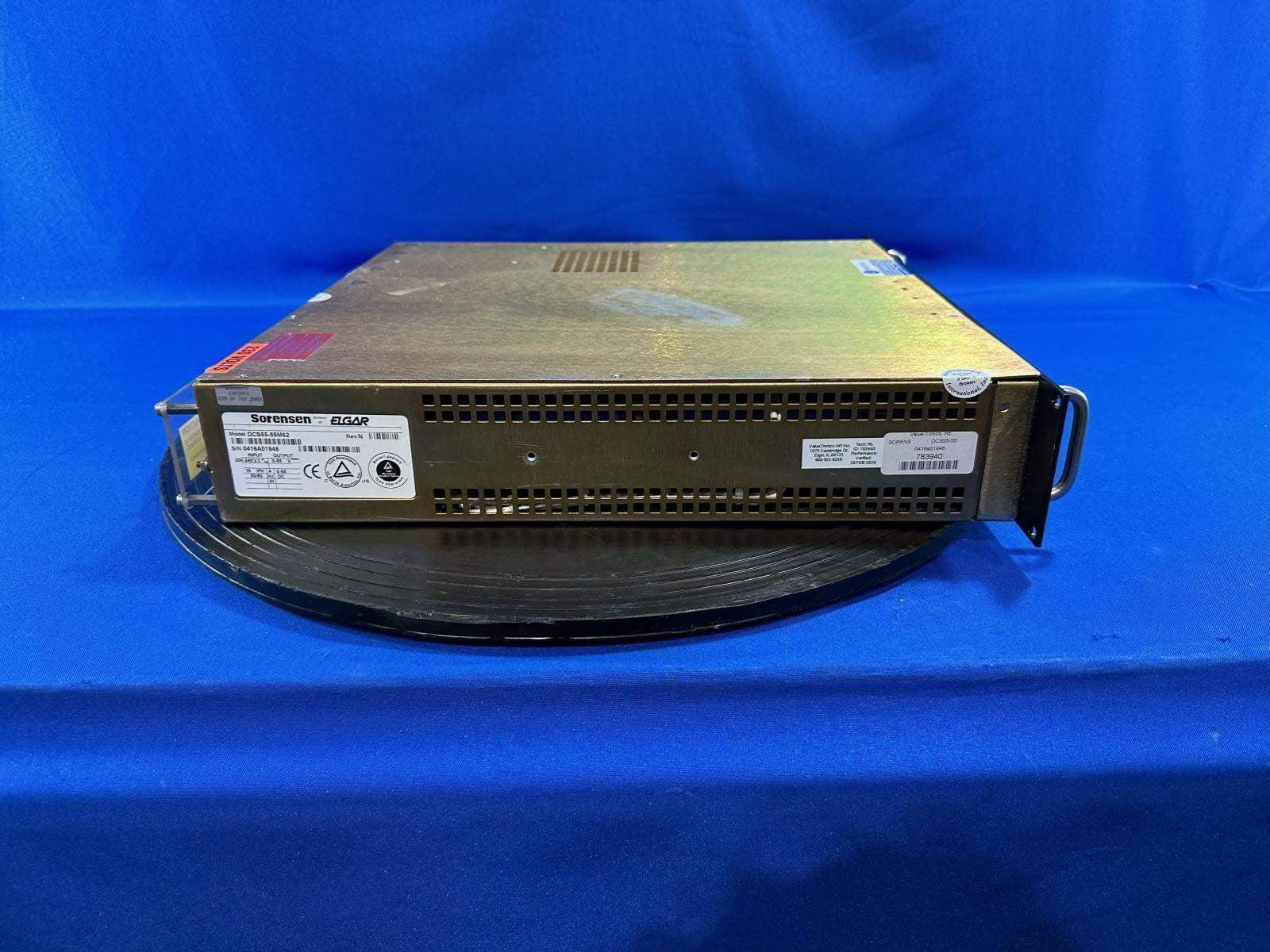 Sorensen DCS55-55 DC Power Supply 55V 55A