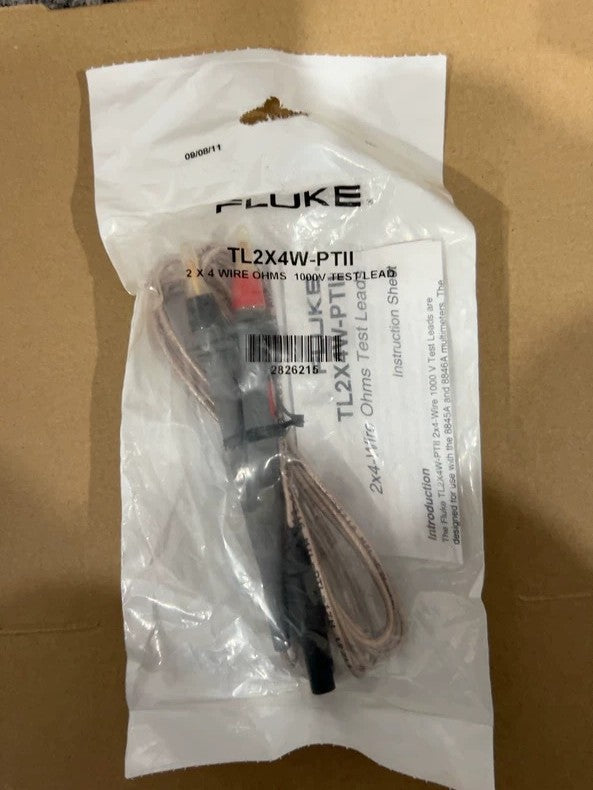 Fluke TL2X4W 4-Wire Precision Test Leads